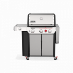 Weber Genesis S-335 - Barbecue a Gas, 3 Bruciatori, Modello 35400029, Stainless Steel