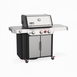 Weber Genesis S-335 - Barbecue a Gas, 3 Bruciatori, Modello 35400029, Stainless Steel