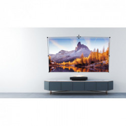 XGIMI Aura videoproiettore Proiettore a raggio ultra corto 2400 ANSI lumen DLP 2160p (3840x2160) Compatibilità 3D Nero, Argento