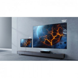 XGIMI Aura videoproiettore Proiettore a raggio ultra corto 2400 ANSI lumen DLP 2160p (3840x2160) Compatibilità 3D Nero, Argento