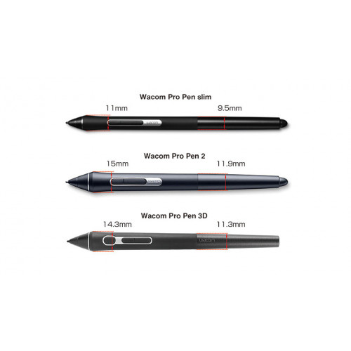 Wacom Pro Pen Slim penna per PDA Nero 12 g