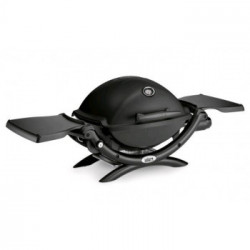 Weber Q 1200 Nero - Barbecue a Gas da Tavolo, Modello 51010053, Nero