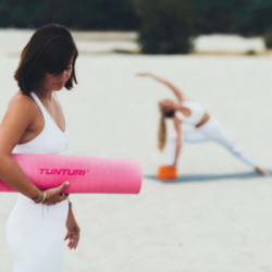 Tunturi 14TUSYO031 tappetino da yoga Elastomero Termoplastico (TPE) Antracite, Nero