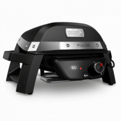 Weber Pulse 1000 - Barbecue Elettrico, 1,8 Kw, Modello 81010053, Nero