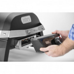 Weber Pulse 1000 - Barbecue Elettrico, 1,8 Kw, Modello 81010053, Nero