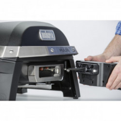 Weber Pulse 1000 - Barbecue Elettrico, 1,8 Kw, Modello 81010053, Nero