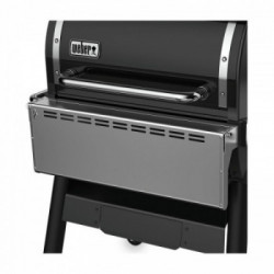 Weber 7002 - Ripiano Anteriore Ripiegabile per SmokeFire EX4, Acciaio Inossidabile