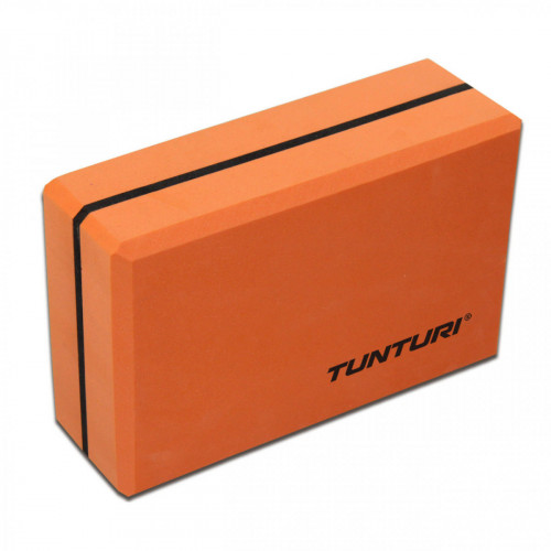 TUNTURI YOGA BLOCK ORANGE/BLACK