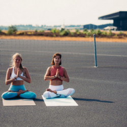 Tunturi 14TUSYO033 tappetino da yoga Elastomero Termoplastico (TPE) Blu