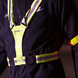 Tunturi 14TUSRU184 luce e riflettore sportivi di sicurezza Giacca Giallo Sintetico Taglia unica