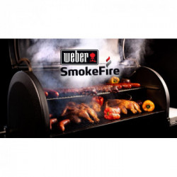 Weber SmokeFire EX4 GBS Nero - Barbecue a Pellet, Modello 22511004