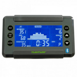 Tunturi R60 Power Perfomance - Vogatore, 16 Livelli di Resistenza, 18 Programmi, Portata Max 135 Kg