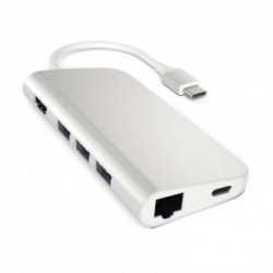 Satechi ST-TCMAS hub di interfaccia USB 3.2 Gen 1 (3.1 Gen 1) Type-C 1000 Mbit/s Argento