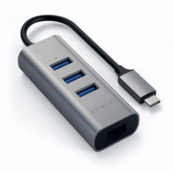 Satechi ST-TC2N1USB31AM hub di interfaccia USB 3.2 Gen 1 (3.1 Gen 1) Type-C 5000 Mbit/s Grigio