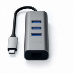 Satechi ST-TC2N1USB31AM hub di interfaccia USB 3.2 Gen 1 (3.1 Gen 1) Type-C 5000 Mbit/s Grigio