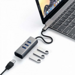 Satechi ST-TC2N1USB31AM hub di interfaccia USB 3.2 Gen 1 (3.1 Gen 1) Type-C 5000 Mbit/s Grigio