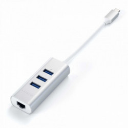 Satechi ST-TC2N1USB31AS hub di interfaccia USB 3.2 Gen 1 (3.1 Gen 1) Type-C 5000 Mbit/s Argento