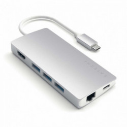 Satechi ST-TCMA2S hub di interfaccia USB 3.2 Gen 1 (3.1 Gen 1) Type-C 5000 Mbit/s Argento