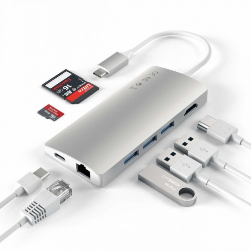 Satechi ST-TCMA2S hub di interfaccia USB 3.2...