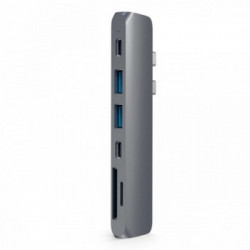 Satechi ST-CMBPM hub di interfaccia USB 3.2 Gen 1 (3.1 Gen 1) Type-C 40000 Mbit/s Grigio