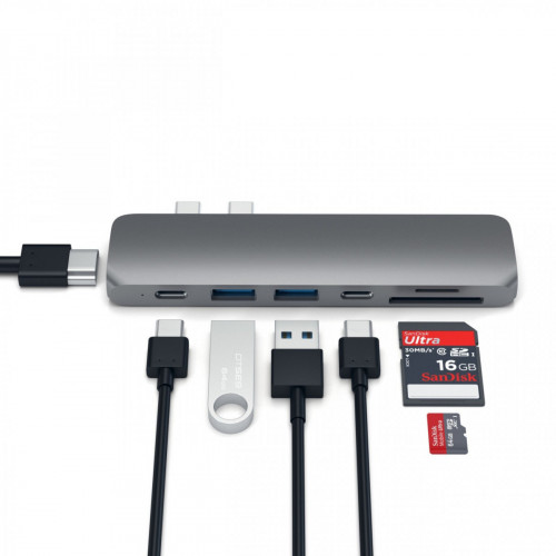 Satechi ST-CMBPM hub di interfaccia USB 3.2 Gen...