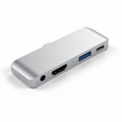 Satechi ST-TCMPHS hub di interfaccia USB 3.2 Gen 1 (3.1 Gen 1) Type-C 5000 Mbit/s Argento