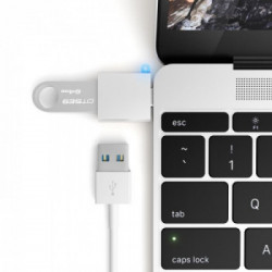 Satechi ST-TCUAS cavo di interfaccia e adattatore USB C USB A Argento