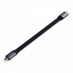 Satechi ST-TCCFC cavo USB 0,228 m USB 3.2 Gen 2 (3.1 Gen 2) USB C Nero, Grigio