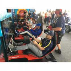 Playseat Formula Red Sedia per gaming universale Sedia imbottita tappezzata Rosso