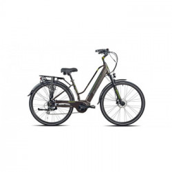 Legnano E-Bike Trekking Lady, 36V, 12,8 Ah, 250W, 28", TG 48, Shimano TY300 8S, Freno a Disco, 5 Livelli di Assistenza + Walk