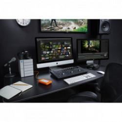 LaCie Rugged USB-C disco rigido esterno 5000 GB Grigio, Giallo