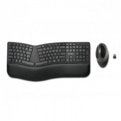 Kensington Pro Fit Ergo tastiera RF senza fili + Bluetooth QWERTY Inglese UK Nero