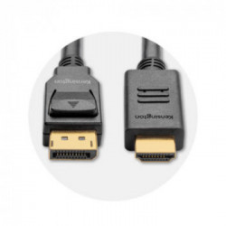 Kensington Cavo da DisplayPort 1.2 (M) a HDMI (M) unidirezionale passivo, 1,8 m
