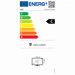 EIZO FlexScan EV2490-BK Monitor PC 60,5 cm (23.8") 1920 x 1080 Pixel Full HD LED Nero