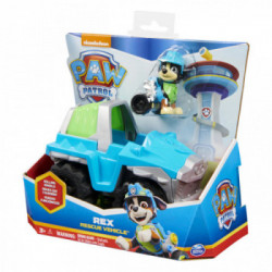 PAW Patrol , Rescue Vehicle per dinosauri di Rex con action figure da collezione, giocattoli per bambini dai 3 anni in su