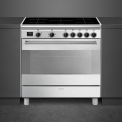 Smeg BG91IX2 - Cucina 90x60, Forno 7 Funzioni, Vapore, 5 Fuochi, Classe A