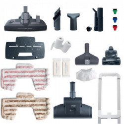 Polti MCV85_Total Clean & Turbo - Aspirapolvere Multifunzione, Igienizza con Vapore, HEPA 13, 6 Bar