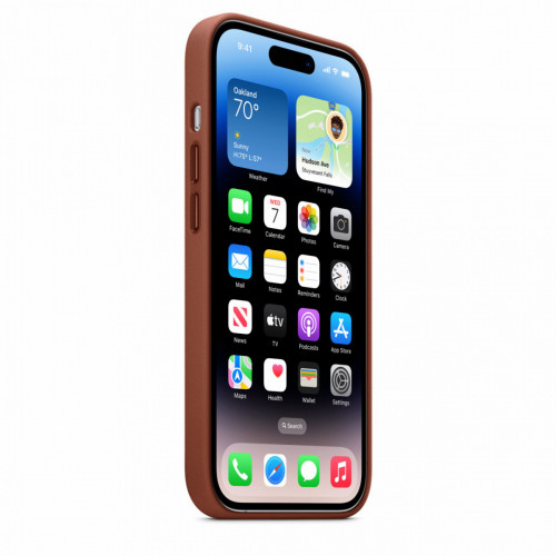 Apple Custodia iPhone 14 Pro in Pelle - Terra...