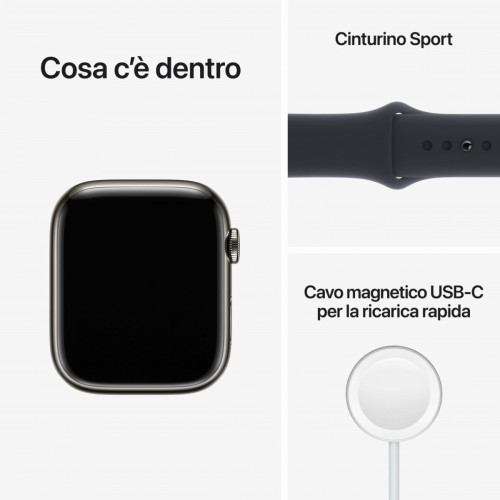 Apple Watch Series 8 GPS + Cellular 45mm Cassa...