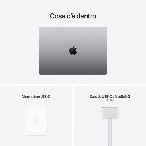 Apple MacBook Pro 16" chip M1 Pro 10‑core CPU...