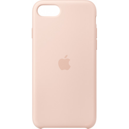 Apple Cassa in silicone per iPhone SE - Rosa gesso