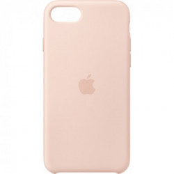 Apple Cassa in silicone per iPhone SE - Rosa gesso