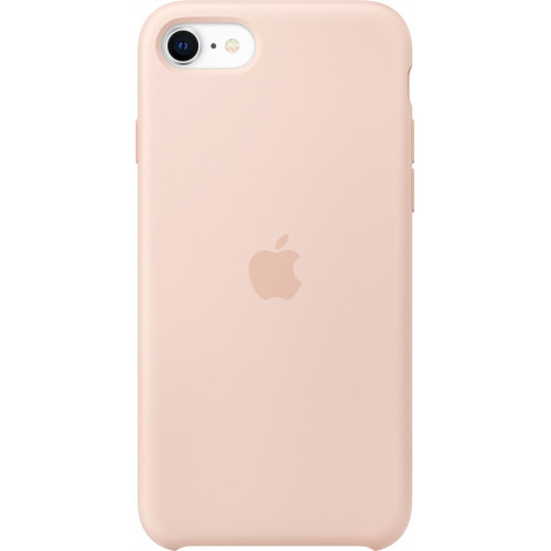 Apple Cassa in silicone per iPhone SE - Rosa gesso