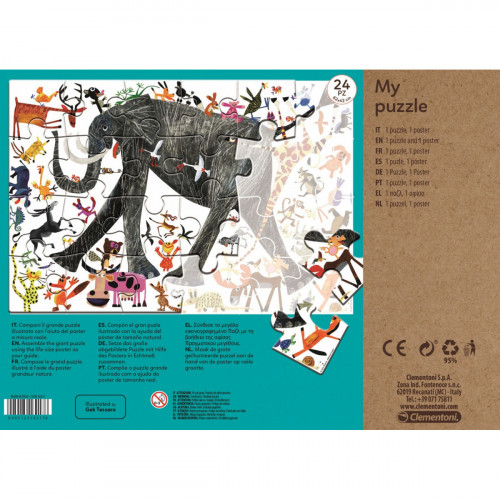 Clementoni 16217 My Puzzle - Quante Zampe