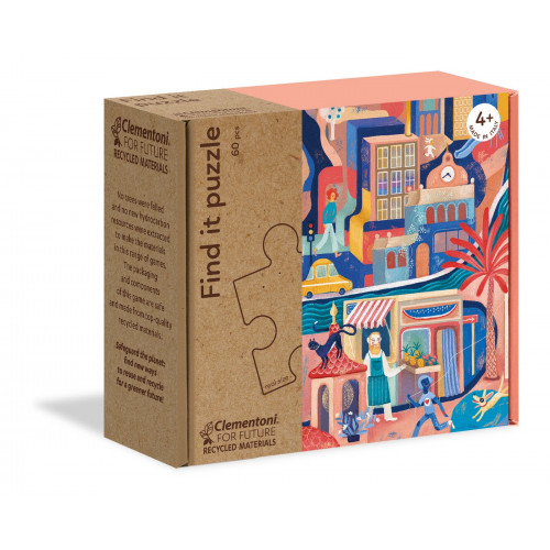 Clementoni 16222 Find it Puzzle - Sweetest City