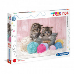Clementoni Sweet Kittens Puzzle 104 pezzo(i)
