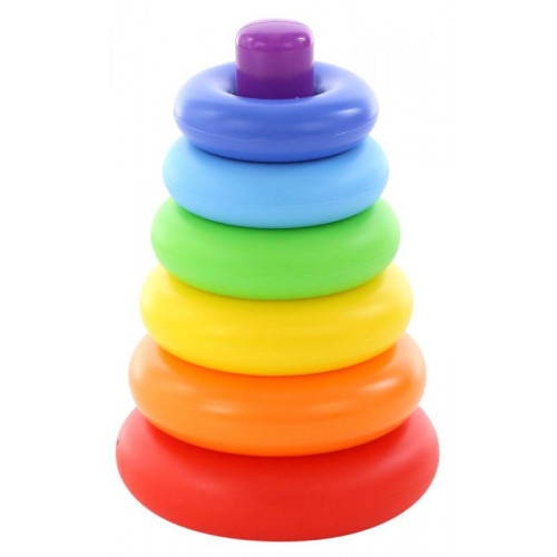 Piramide ad anelli impilabile, 7 pz