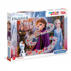 Clementoni Disney Frozen 2 Puzzle da pavimento 104 pezzo(i)