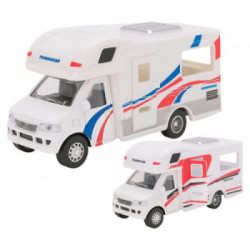 GLOBO Camper Die Cast Retrocarica 12.5Cm 2 Col 12 Pz D/B