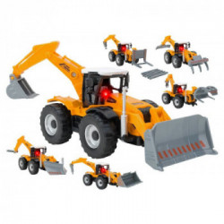 GLOBO Veicoli Lavoro Tryme B/O D Cast Retroc 1:50 6 Ass